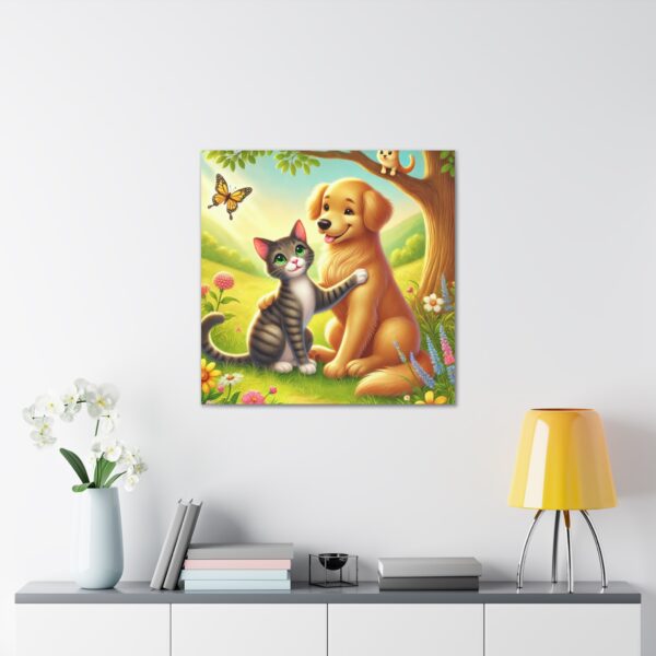 Pet's having a beautiful moment wall art - Perfect for Animal Lovers - Image 5