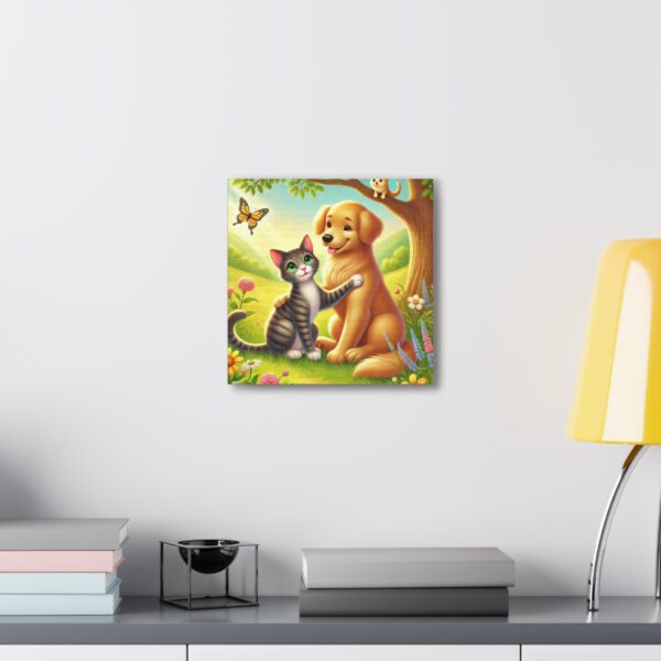 Pet's having a beautiful moment wall art - Perfect for Animal Lovers - Image 4