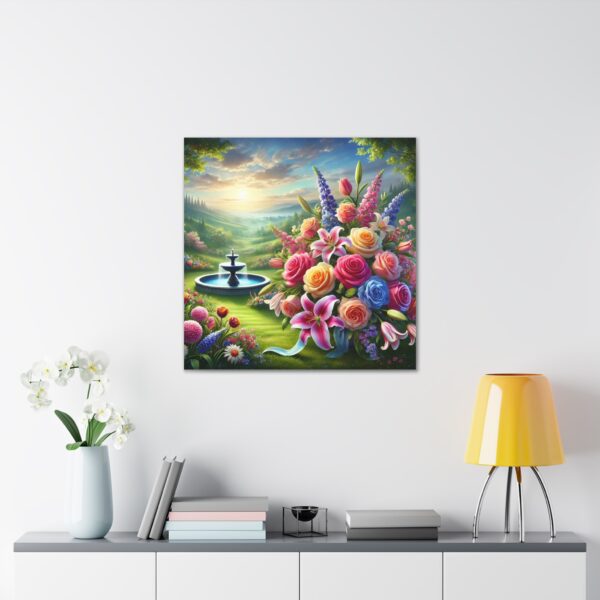 Printable Vibrant Floral Canva Gallery Wall Art - Image 7