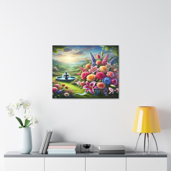 Printable Vibrant Floral Canva Gallery Wall Art - Image 5