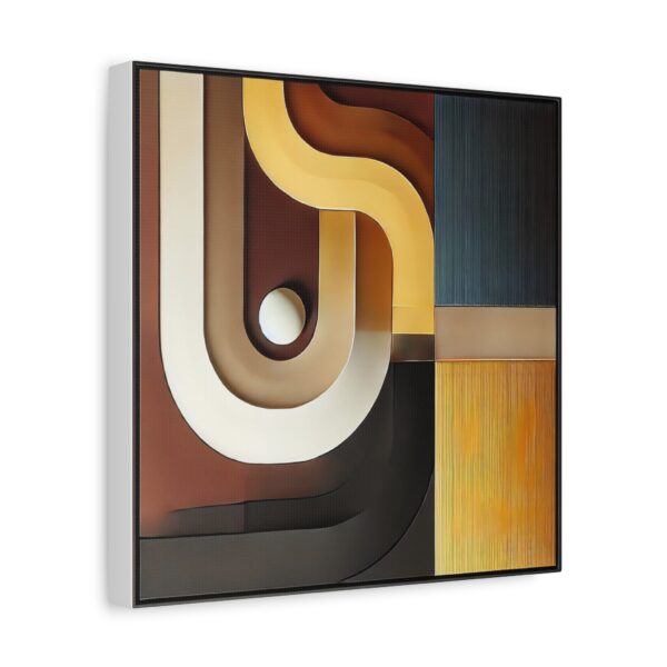 Modern Abstract Wall Art Canvas - Vibrant Geometric Decor - Image 9