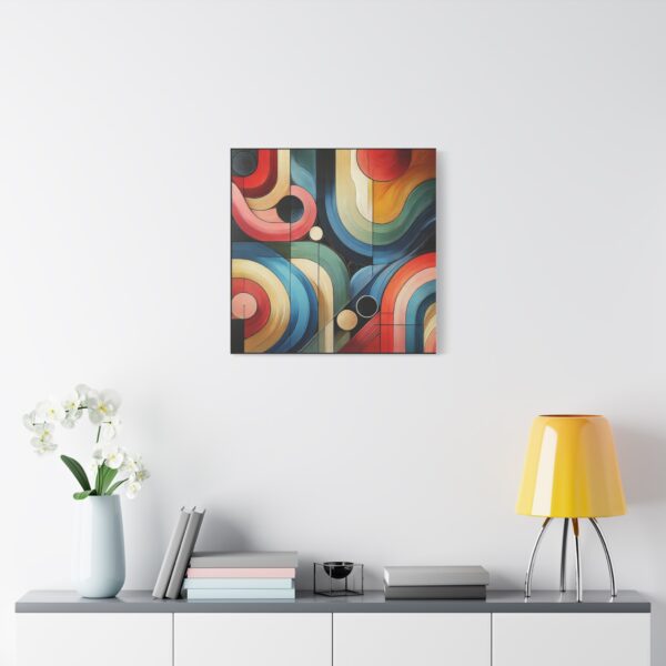 Colorful Abstract Stretched Canvas Art - Modern Wall Decor for Home and office - Image 17