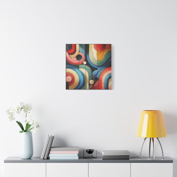 Colorful Abstract Stretched Canvas Art - Modern Wall Decor for Home and office - Image 16