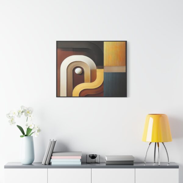 Modern Abstract Wall Art Canvas - Vibrant Geometric Decor - Image 3