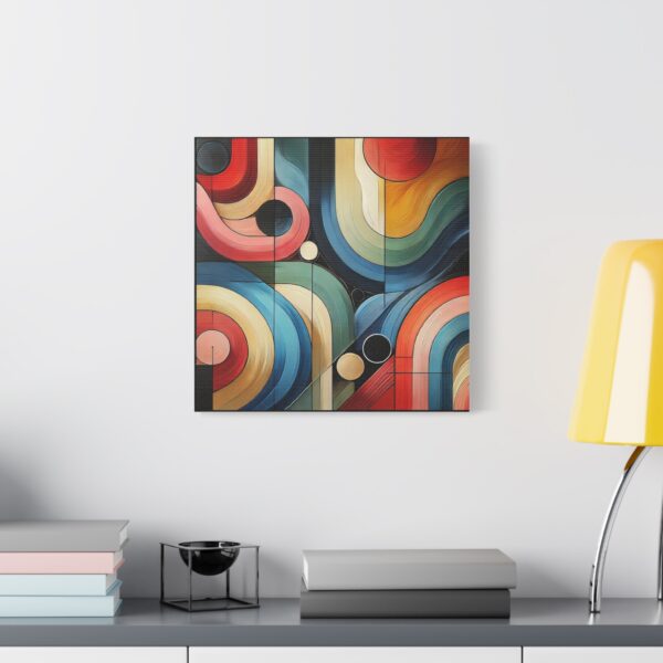 Colorful Abstract Stretched Canvas Art - Modern Wall Decor for Home and office - Image 14