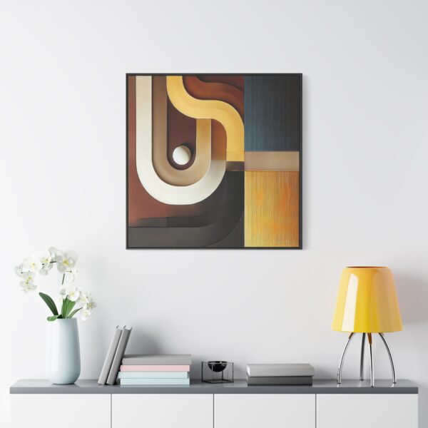 Modern Abstract Wall Art Canvas - Vibrant Geometric Decor - Image 15