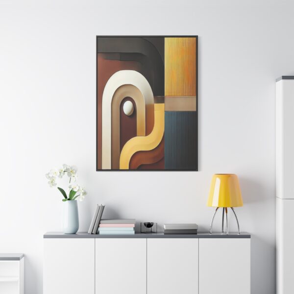 Modern Abstract Wall Art Canvas - Vibrant Geometric Decor - Image 6