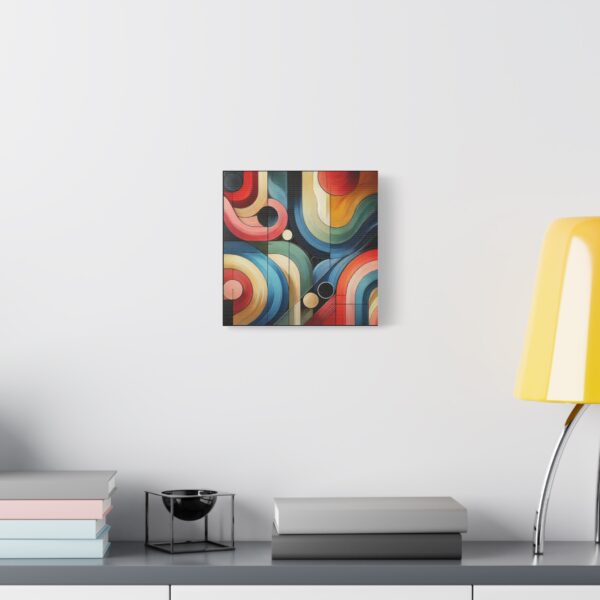 Colorful Abstract Stretched Canvas Art - Modern Wall Decor for Home and office - Image 11