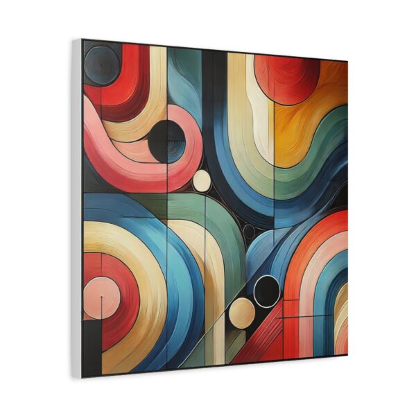 Colorful Abstract Stretched Canvas Art - Modern Wall Decor for Home and office