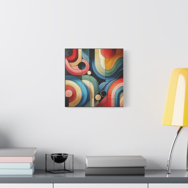 Colorful Abstract Stretched Canvas Art - Modern Wall Decor for Home and office - Image 13